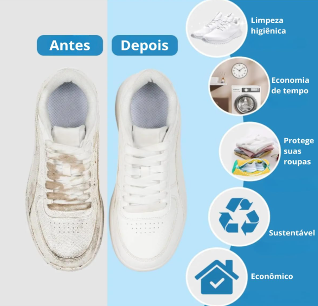 Bolsa Inteligente para Lavar Tênis | ShoeWash Pro™