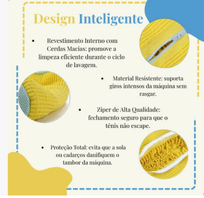 Bolsa Inteligente para Lavar Tênis | ShoeWash Pro™