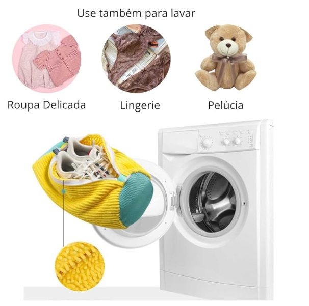 Bolsa Inteligente para Lavar Tênis | ShoeWash Pro™