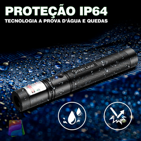 Caneta Laser Pointer 50KM Recarregável - BRINDE EXCLUSIVO