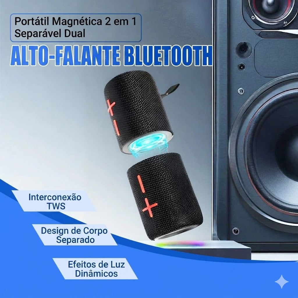 Caixa de Som Bluetooth Magnética 2 em 1 | SoundLink Duo™