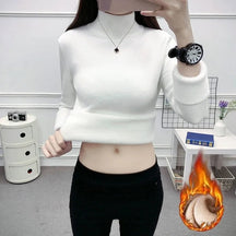 Blusa de Veludo Feminina- Coleção de Inverno
