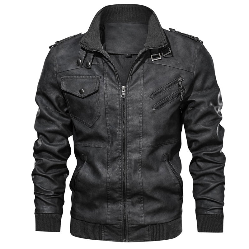 Jaqueta Masculina de Couro