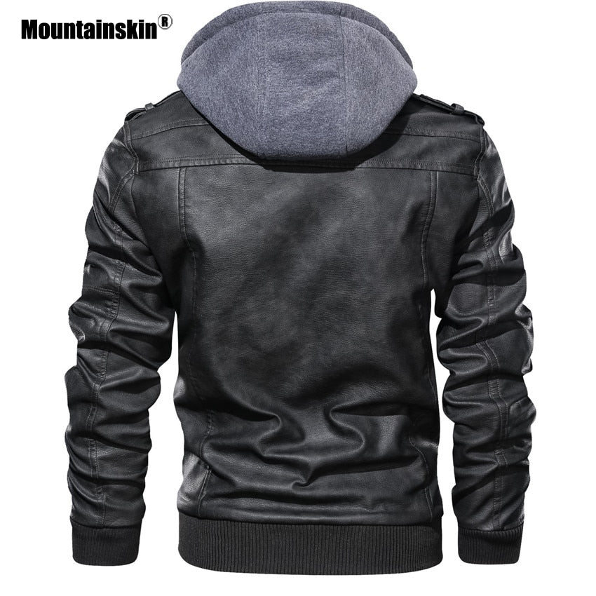 Jaqueta Masculina de Couro