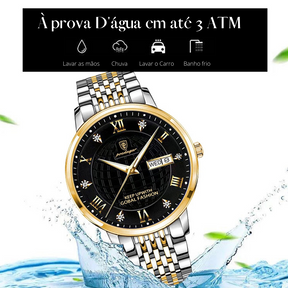 Relógio Masculino Mundi Deluxe